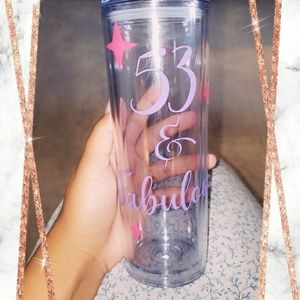 Customized acrylic tumblers